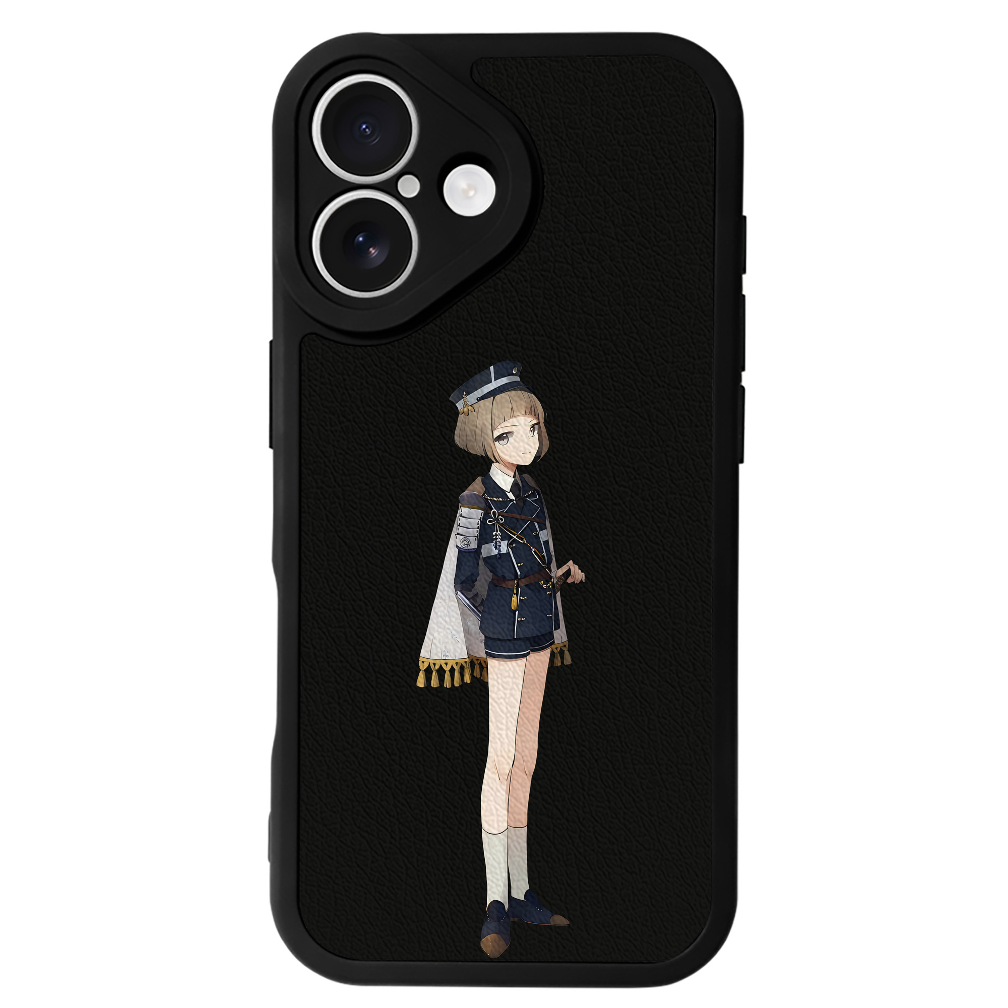 （画像用） 刀剣乱舞 Touken Ranbu 【iPhone 16シリーズ対応】シリコンスマホケース（レザー調） 材質：シリコン
